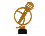 Metalni trofej Microphone_EliteSport