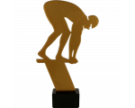 Metalni trofej Swimmer_EliteSport