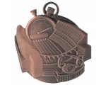 Plivačka medalja Chronos s motivom bazena i štoperice 60x58mm_EliteSport