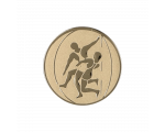 Hrvački aluminijski emblem s motivom boraca_EliteSport
