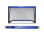 Bazookagoal Teleskopski Gol - 120 × 75 cm Plavo bijeli - Funino Nogometni Mini Gol