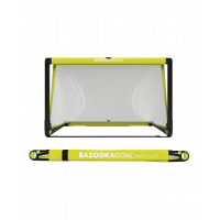 Bazookagoal Teleskopski Gol - 120 × 75 cm Žuto bijeli - Funino Nogometni Mini Gol