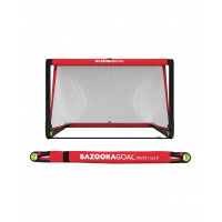 Bazookagoal Teleskopski Gol - 120 × 75 cm Crveno-bijeli - Funino Nogometni Mini Gol