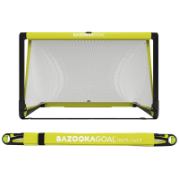 Bazookagoal Teleskopski Gol - 120 × 75 cm Žuto bijeli - Funino Nogometni Mini Gol