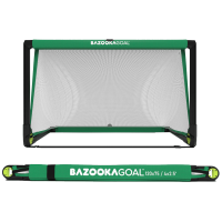 Bazookagoal Teleskopski Gol - 120 × 75 cm Zeleno-bijeli - Funino Nogometni Mini Gol