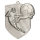 Nogometna medalja Striker s motivom igrača i lopte 78x67mm_EliteSport