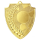 Metalna medalja Scudo s lovorovim motivom 70x60mm_EliteSport