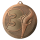 Metalna medalja Flamma s bakljom i oznakom plasmana 60mm_EliteSport