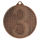 Metalna medalja Gradus s oznakom plasmana 45mm_EliteSport