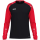 Jako Sonic majica dugih rukava — crna/crvena_EliteSport