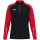 Jako Sonic ziptop majica dugih rukava – crna/crvena_EliteSport