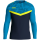 Jako Iconic sweat majica dugih rukava — nebesko plava/tamno plava/neon žuta_EliteSport