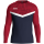 Jako Iconic sweat majica dugih rukava — tamno plava/tamno crveno_EliteSport