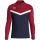 Jako Iconic ziptop majica dugih rukava – tamno plava/tamno crvena_EliteSport