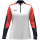 Jako Dynamic ziptop majica dugih rukava – bijela/koraljna/tamno plava_EliteSport