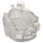Plivačka medalja Chronos s motivom bazena i štoperice 60x58mm_EliteSport