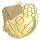 Nogometna medalja Kickoff s motivom kopačke i lopte 65x65mm_EliteSport