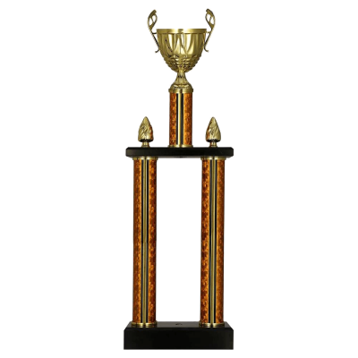 Zlatni metalni pehar ATLAS s mramornim postoljem_EliteSport