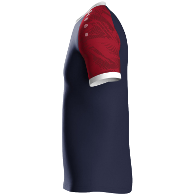 Jako Iconic dres kratkih rukava - tamno plava/chili crvena_EliteSport