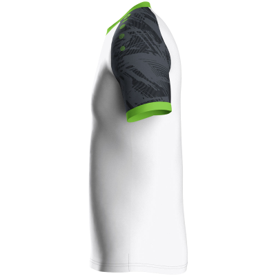 Jako Iconic dres kratkih rukava — bijela/crna/neon zelena_EliteSport