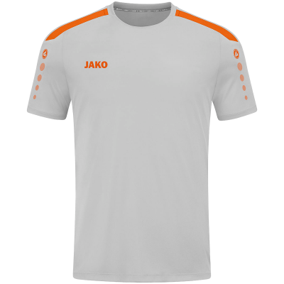Jako Power dres kratkih rukava — svijetlo siva/narančasta_EliteSport