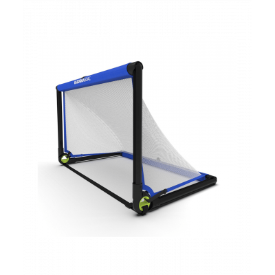 Bazookagoal Teleskopski Gol - 120 × 75 cm Plavo bijeli - Funino Nogometni Mini Gol