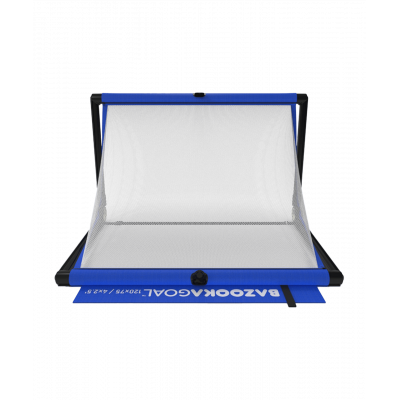 Bazookagoal Teleskopski Gol - 120 × 75 cm Plavo bijeli - Funino Nogometni Mini Gol