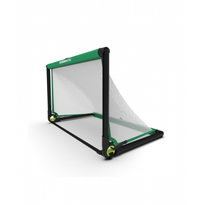 Bazookagoal Teleskopski Gol - 120 × 75 cm Zeleno-bijeli - Funino Nogometni Mini Gol