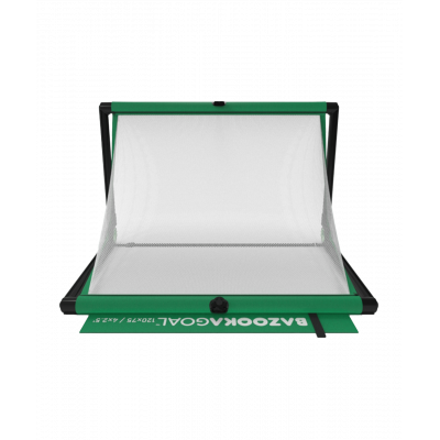 Bazookagoal Teleskopski Gol - 120 × 75 cm Zeleno-bijeli - Funino Nogometni Mini Gol