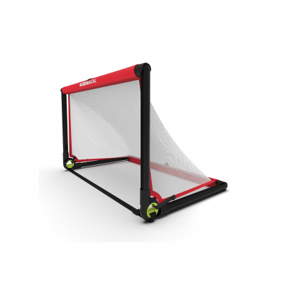 Bazookagoal Teleskopski Gol - 120 × 75 cm Crveno-bijeli - Funino Nogometni Mini Gol