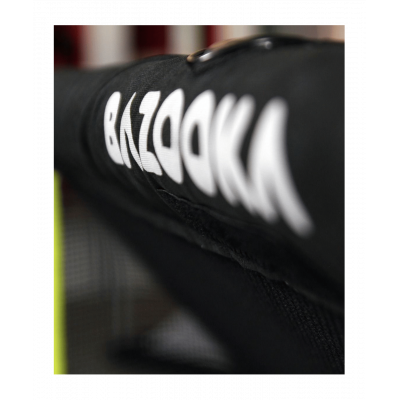 Bazookagoal Teleskopski Gol - 120 × 75 cm Crno-Žuti - Funino Nogometni Mini Gol