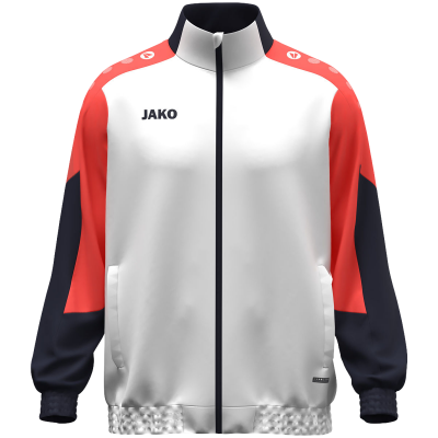 Jako Dynamic jakna od mikrofibre  – bijela/koraljna/tamno plava_EliteSport