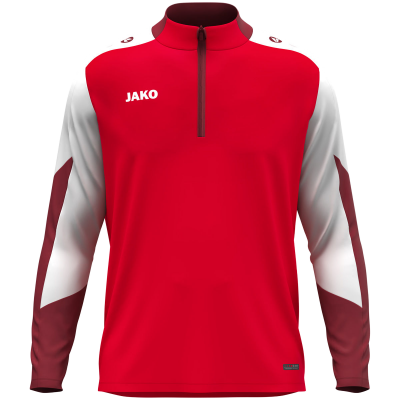 Jako Dynamic ziptop majica dugih rukava – crvena_EliteSport