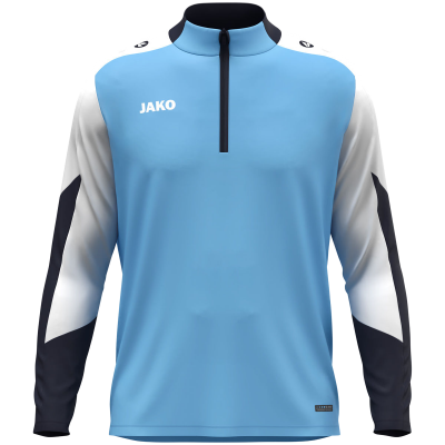 Jako Dynamic ziptop majica dugih rukava – svijetlo plava_EliteSport