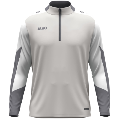 Jako Dynamic ziptop majica dugih rukava – svijetlo siva_EliteSport