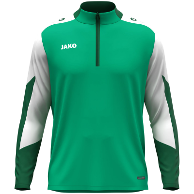 Jako Dynamic ziptop majica dugih rukava – zelena_EliteSport