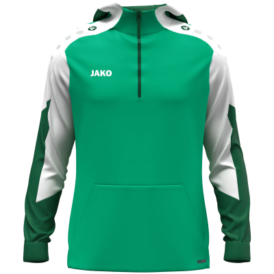 Jako Dynamic ziptop majica s kapuljačom – zelena_EliteSport