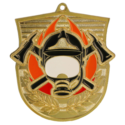 Vatrogasna medalja Ignis s motivom kacige i sjekira 79x75mm_EliteSport