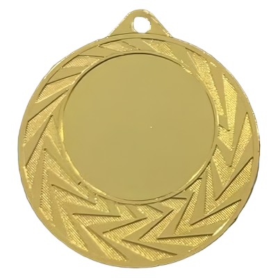 Metalna medalja Victora s lovorovim rubom 40mm_EliteSport