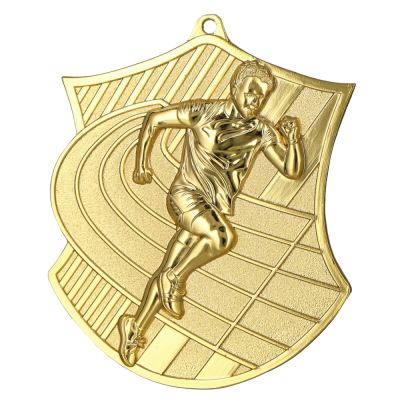 Atletska medalja Celeris s motivom trkača 78x64mm_EliteSport