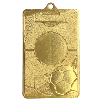 Nogometna medalja Arena s motivom terena i lopte 70x45mm_EliteSport