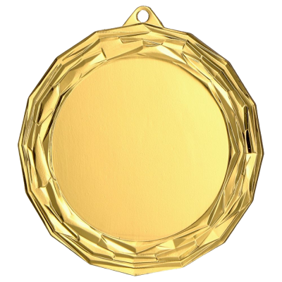 Metalna medalja Octavia s geometrijskim okvirom 70mm_EliteSport