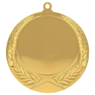 Metalna medalja Laurus s lovorovim granama 70mm_EliteSport