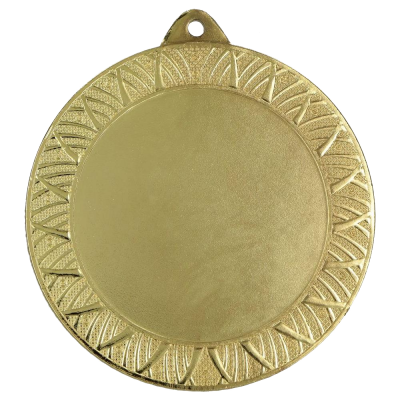 Metalna medalja Ornata s geometrijskim rubom 70mm_EliteSport
