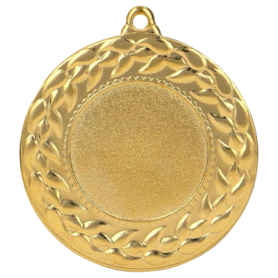 Metalna medalja Nobilis s lovorovim vijencem 45mm_EliteSport