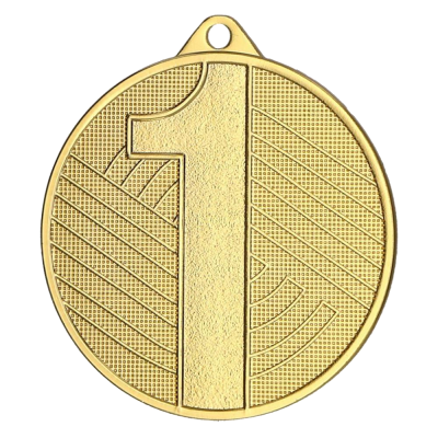 Metalna medalja Gradus s oznakom plasmana 45mm_EliteSport