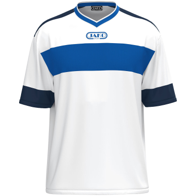 Jako Club 92 dres kratkih rukava — bijela/plava_EliteSport