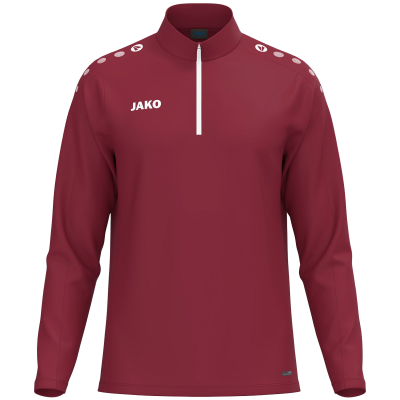Jako One ziptop majica dugih rukava – bordo_EliteSport