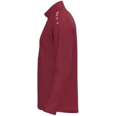 Jako One ziptop majica dugih rukava – bordo_EliteSport