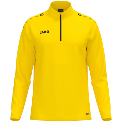 Jako One ziptop majica dugih rukava – žuta_EliteSport